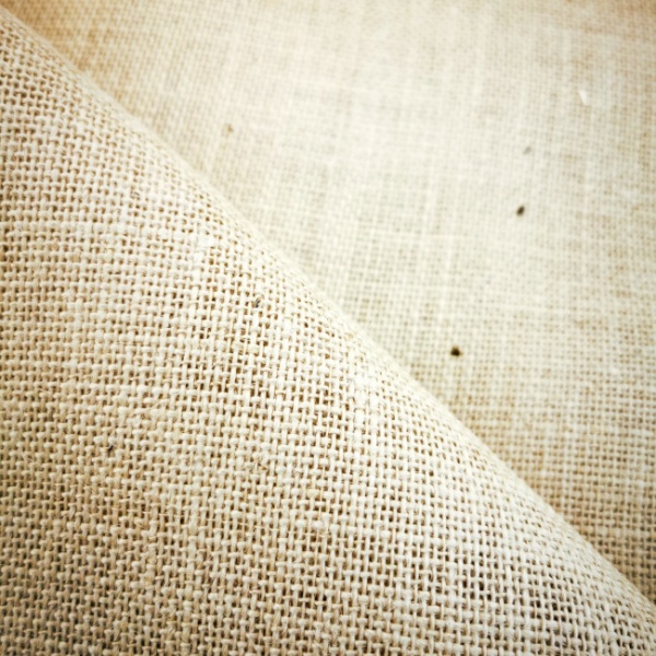 Coloured Hessian - PARCHMENT